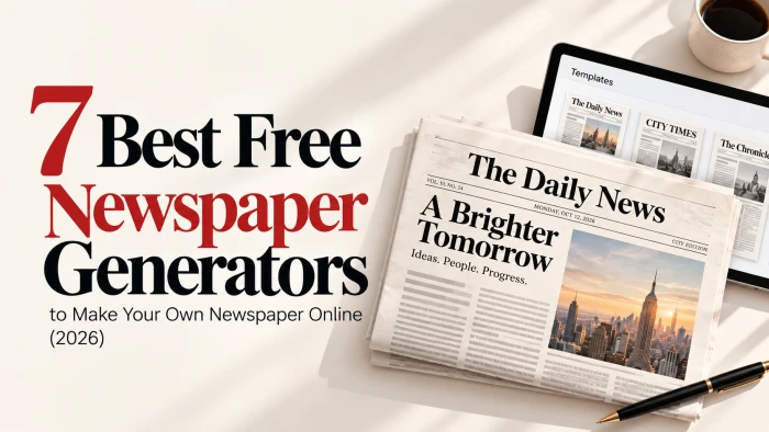 7 Best Free Newspaper Generators to Make Your Own Newspaper Online (2026)