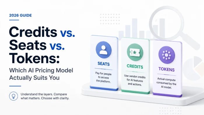 Credits vs. Seats vs. Tokens: Which AI Pricing Model Actually Suits You (2026)