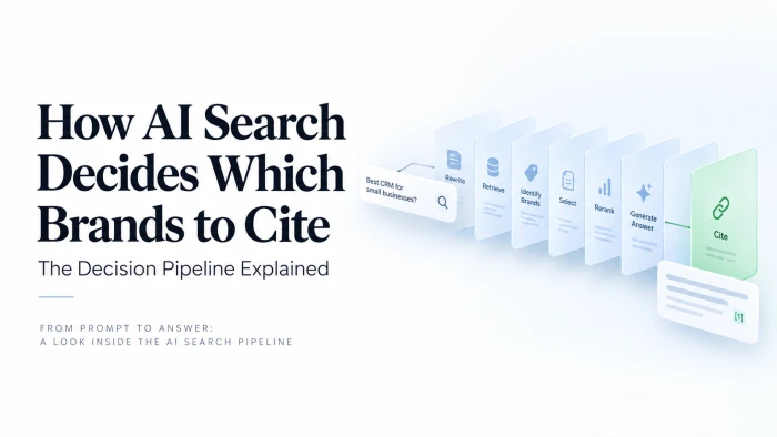 How AI Search Decides Which Brands to Cite: The Decision Pipeline Explained
