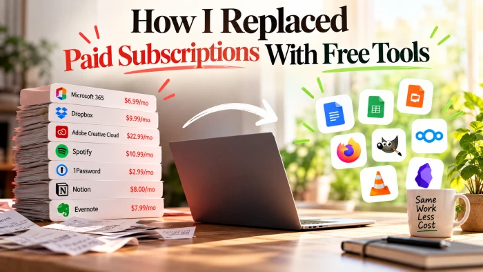 How I Replaced Paid Subscriptions With Free Tools